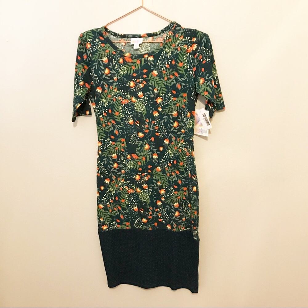 LuLaRoe Julia Dress - Floral - Size XS - New With Tags